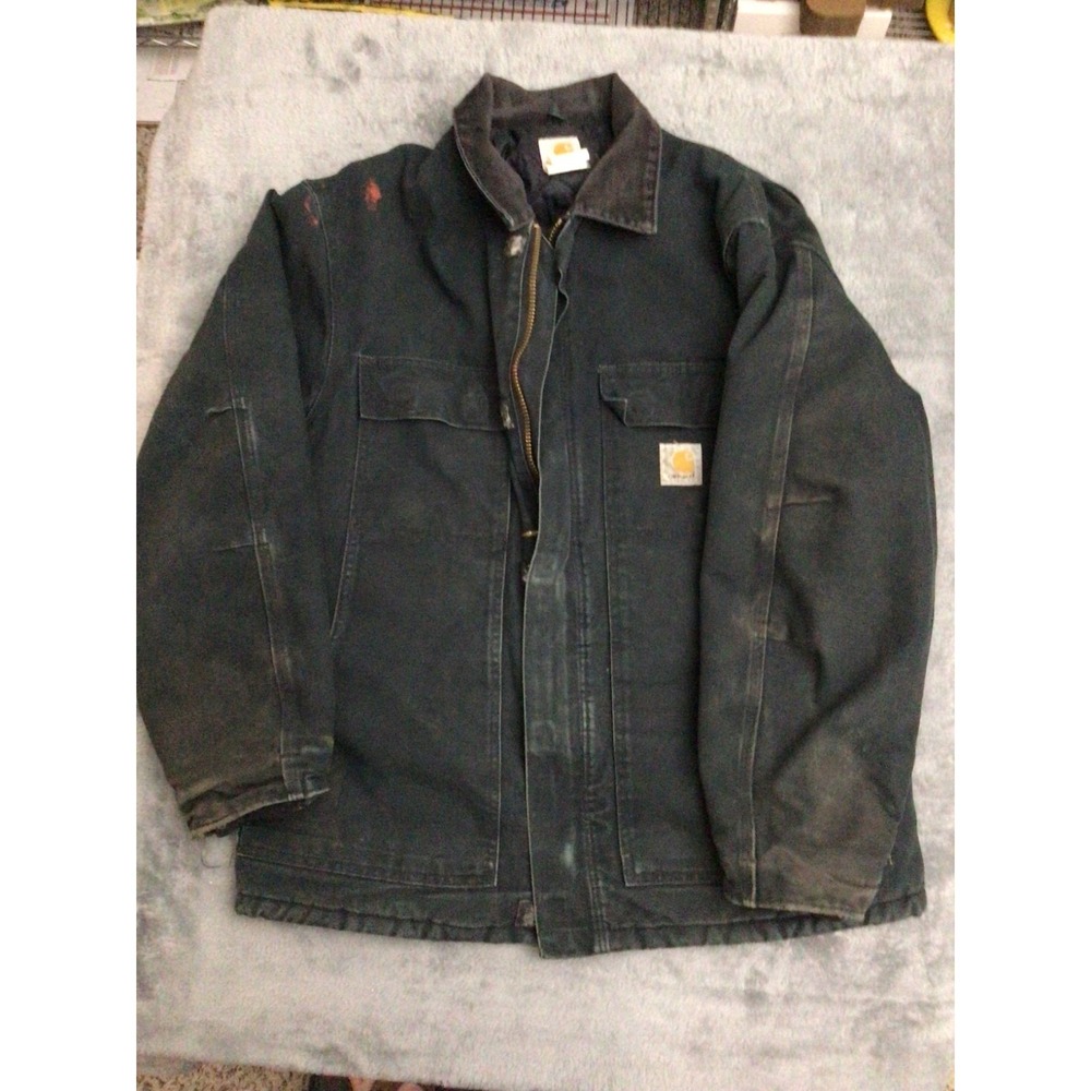 Carhartt RN14806 Men's Black Jacket Size 52 regular C03. Work shop,‎ outdoor USA